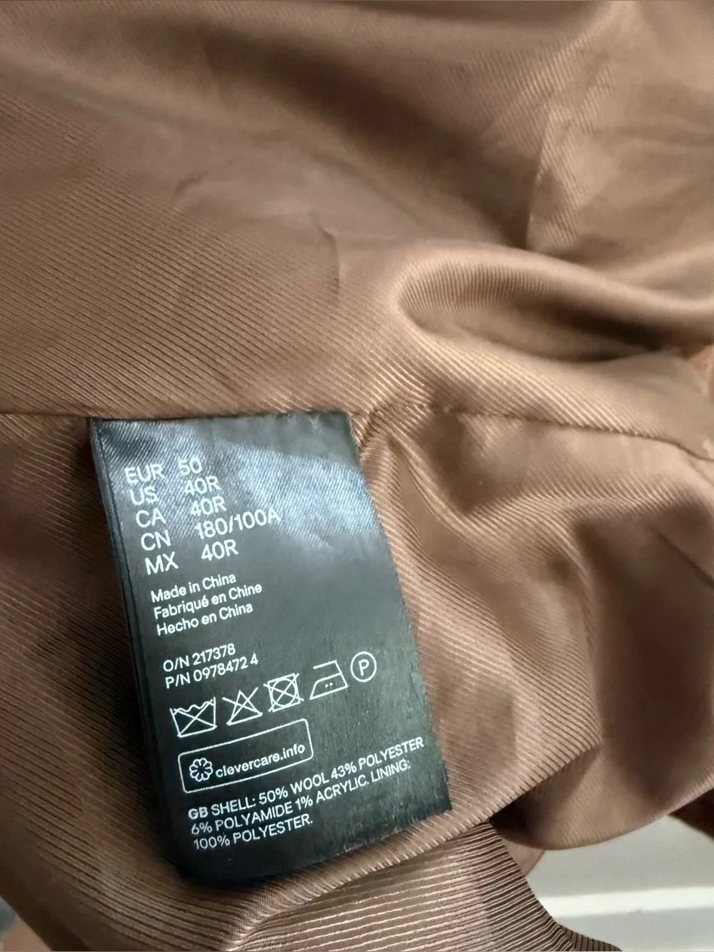 H&M mens brown